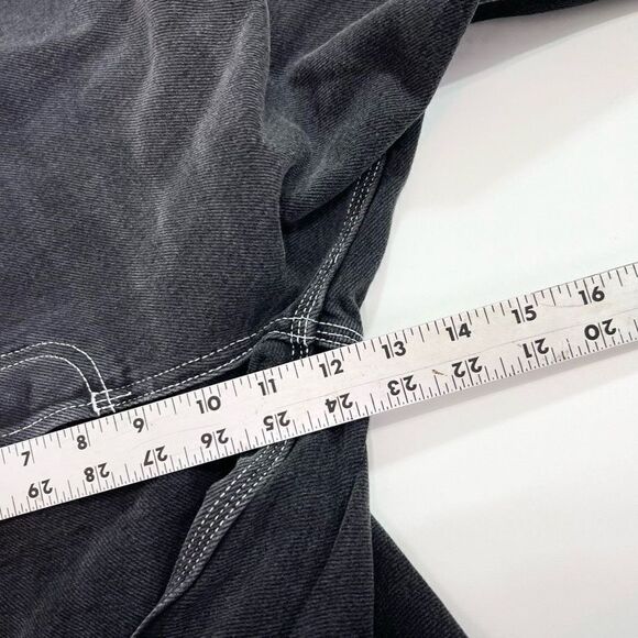 BOYISH Ziggy Jeans Women 27 Relaxed Straight Leg High Waist Black Carpenter - Picture 9 of 14